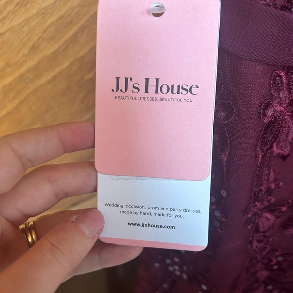 A-line Scoop Illusion Ankle-Length Lace Chiffon Mother of the Bride Dress - Picture 7 of 7